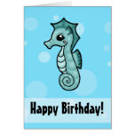 Lite Seahorsefödelsedagkort