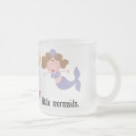 lite sjöjungfruar kaffe mugg