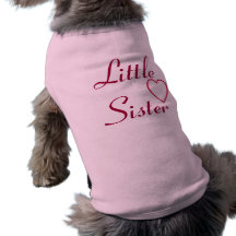 Lite syster hund tröja