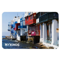 Lite Venedig Mykonos 4"" magnet x6