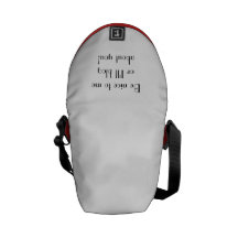 Liten bloggaremessenger bag -