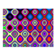 Liten droppe - Fractalkonst Vykort