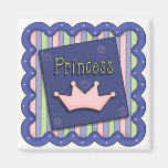 Liten flickaPrincess Magnet Magnet För Kylskåp