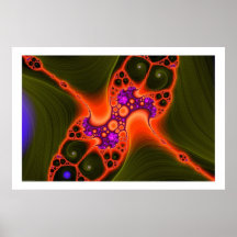 Liv-bilda fractalen posters