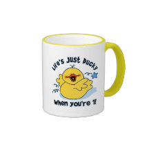 Liv Ducky 1st födelsedag Kaffe Mugg