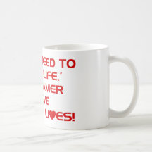 Liv för I've harraddor - Gamerdobbelvideospel Kaffe Muggar