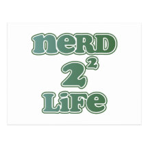 Liv för Nerd 4 Vykort