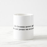 Liv kurser avslutar aldrig kaffe koppar