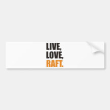 Live,Love,Raft Auto Sticker