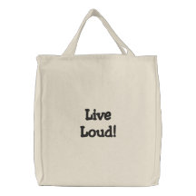 LiveLoud! Broderade Kassar