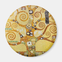 Livets träd vid Klimt Kylskåpmagneter