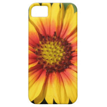 Livlig gult- & orangeGerber daisy iPhone 5 Case-Mate Fodral
