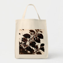 Livsmedeltoto; bambu i blomma, "aunaturale ", tote bag