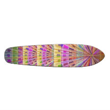 Ljus basketväv strålar Show Skateboard Deck