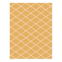 ljus biegemönsterdesign vykort