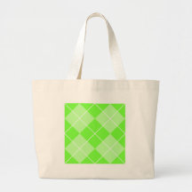 Ljus limefruktgrönt Argyle Kassar