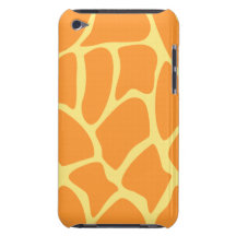 Ljus modell för orange- och gultgirafftryck iPod Case-Mate skal