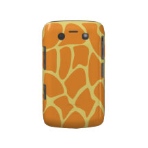 Ljus modell för orange- och gultgirafftryck Case-Mate blackberry fodral
