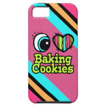 Ljus ögahjärta älskar jag stekheta kakor iPhone 5 Case-Mate skydd