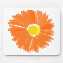 Ljus orange blomma musmatta