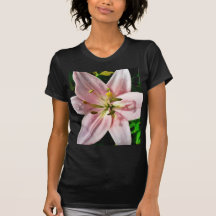 Ljus rosablomma t shirts