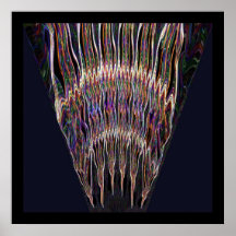Ljusa Crystal Sparkmönster 5 Print