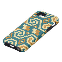 Ljusa PIXELinfödingar tonar fodral för iPhone 5 iPhone 5 Case-Mate Skal