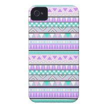 Ljust Aztec fodral för Andes mönsteriPhone 4 Case-Mate iPhone 4 Case