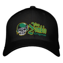 Lock 002 för Zombiearméskalle Broderad Baseball Keps