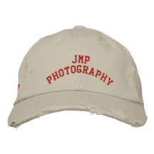 Lock för Twill för JMP-fotografi bekymrat Broderad Keps