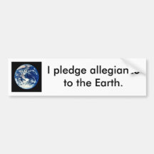 Löftetrohet till earth.en bildekaler