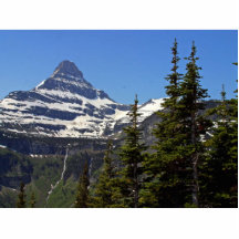 Logan passerar i glaciärnationalpark photo cut outs