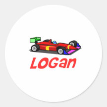 Logan Rund Klistermärke