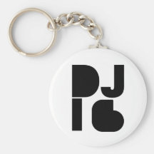 Logotyp 1 Keychain för DJ i6 Nyckel Ring