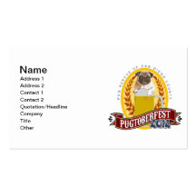 Logotyp för PRSDC Pugtoberfest Visitkort Mall
