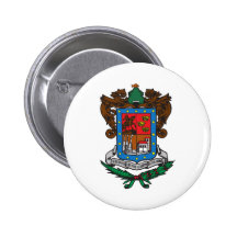 Logotyp för vapensköldMichoacan officiell Mexico s Knappar Med Nål