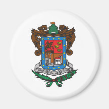 Logotyp för vapensköldMichoacan officiell Mexico s Magneter
