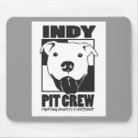 Logotyp Mousepad för Indy gropbesättning Mus Matta