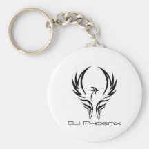 Logotypkeychain för DJ Phoenix Nyckelringar