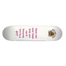 Logotypmormor - mörk anpassad skate board