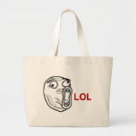 LOL-ursinneansikte Tote Bags