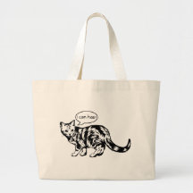 lolcat - jag kan har? tote bags