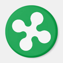 Lombardy italien kylskåpsnagnet