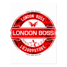 London Boss Cartão Postal
