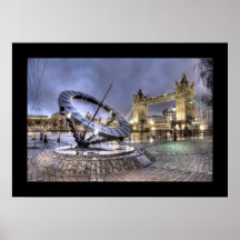 London (gränsade) Time, Print