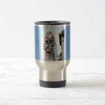 London lejon staty kaffe koppar