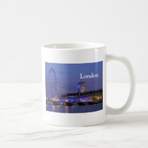London öga kaffe muggar