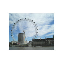 London öga sträckt canvastryck