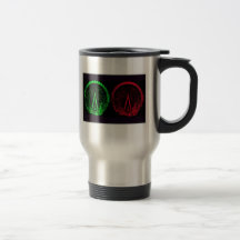 London ögacollage-i kaffe mugg