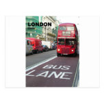 London röd buss (St.K) Vykort